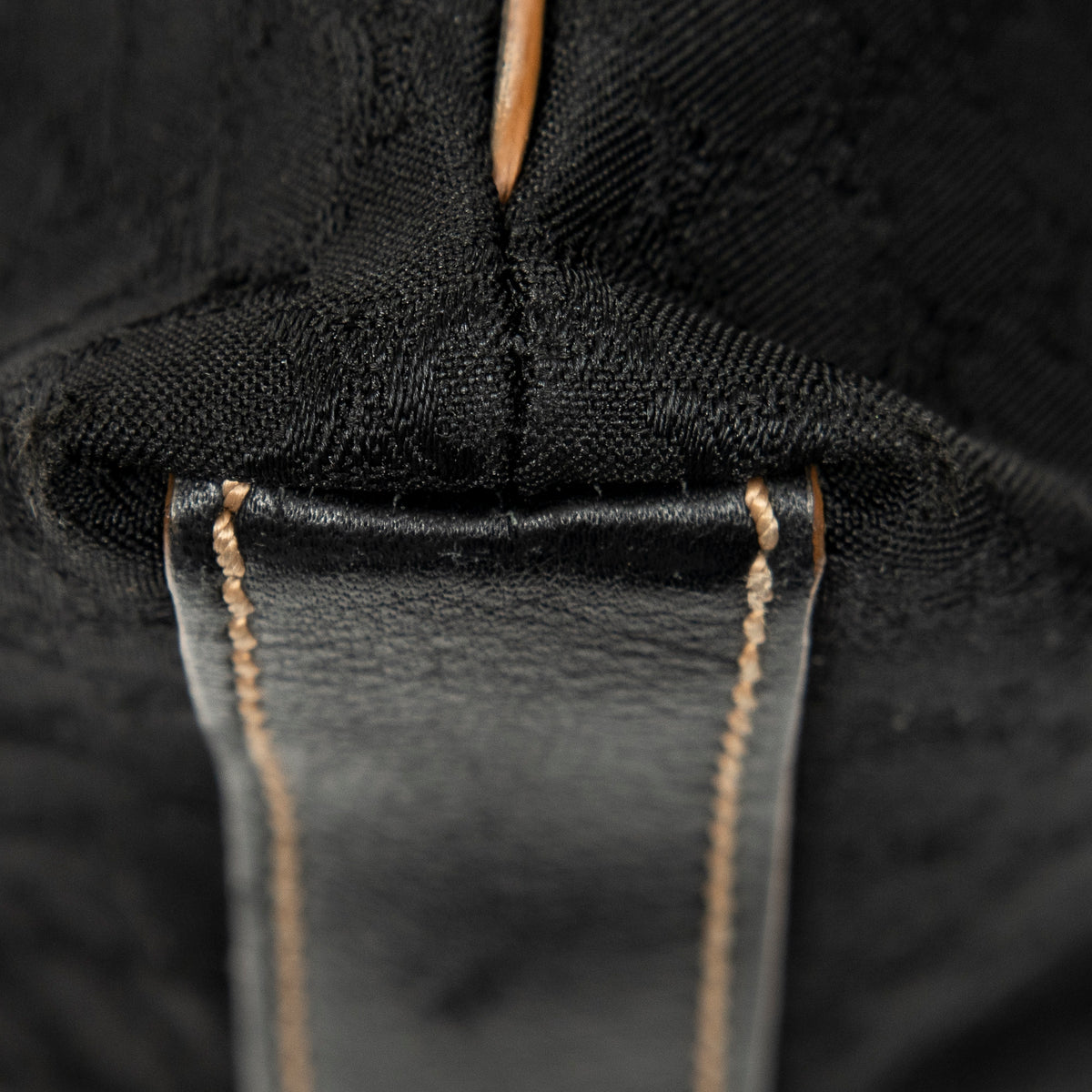 Shoulder Bag Vertical Shopper Tote Black Macadam Canvas