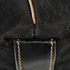 Shoulder Bag Vertical Shopper Tote Black Macadam Canvas