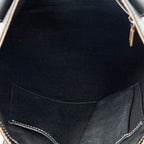 Shoulder Bag Vertical Shopper Tote Black Macadam Canvas