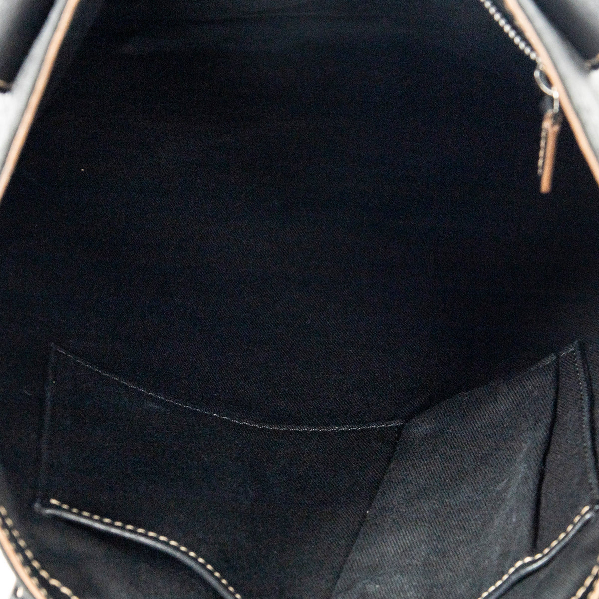Shoulder Bag Vertical Shopper Tote Black Macadam Canvas