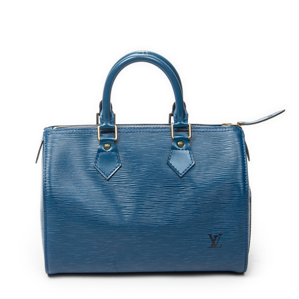 Handbag Speedy 25 Blue Epi