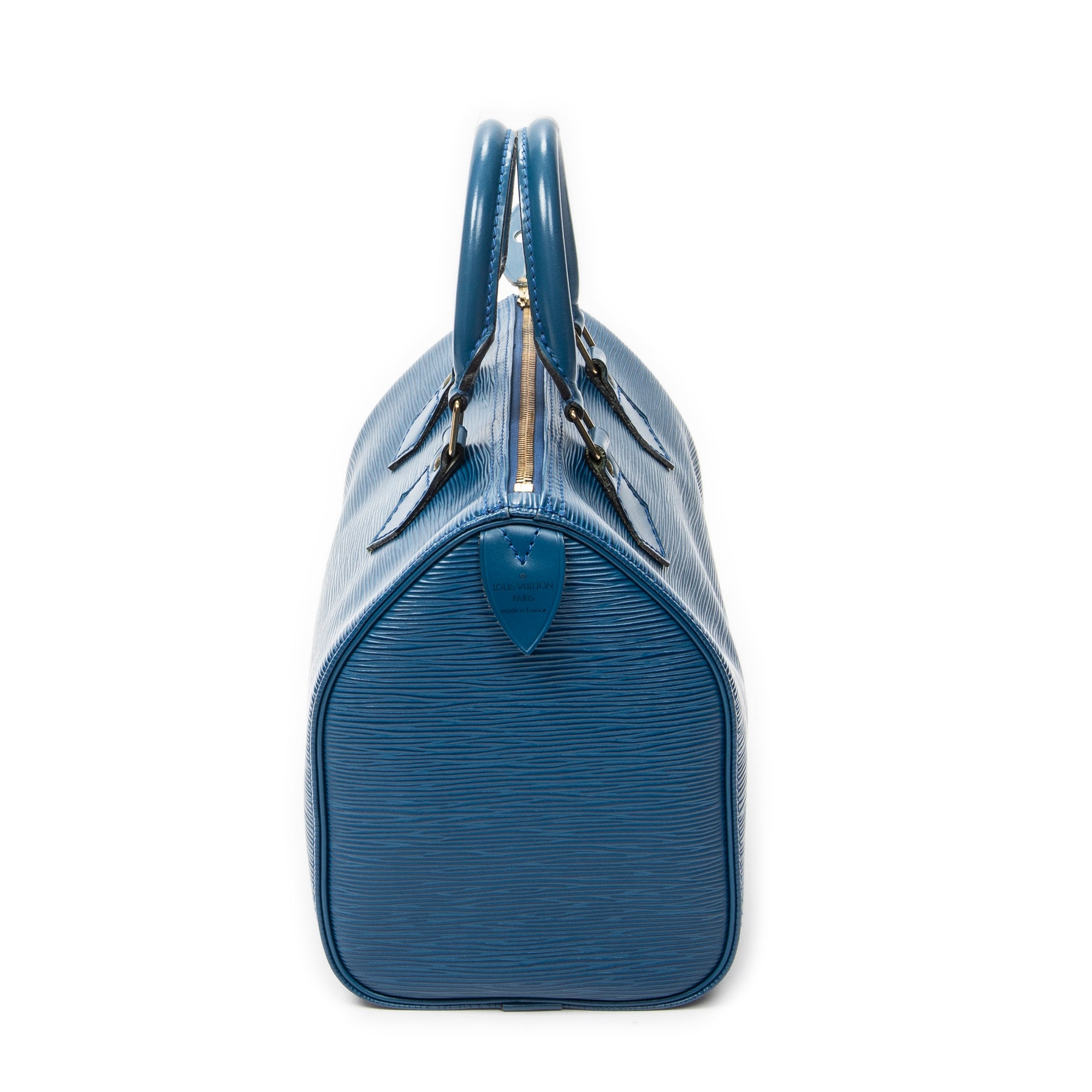Handbag Speedy 25 Blue Epi