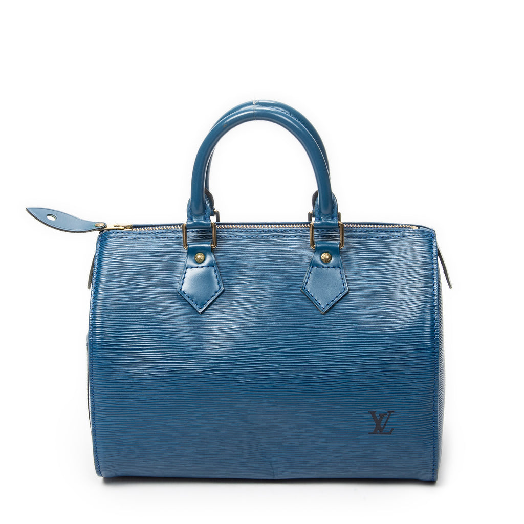 Handbag Speedy 25 Blue Epi