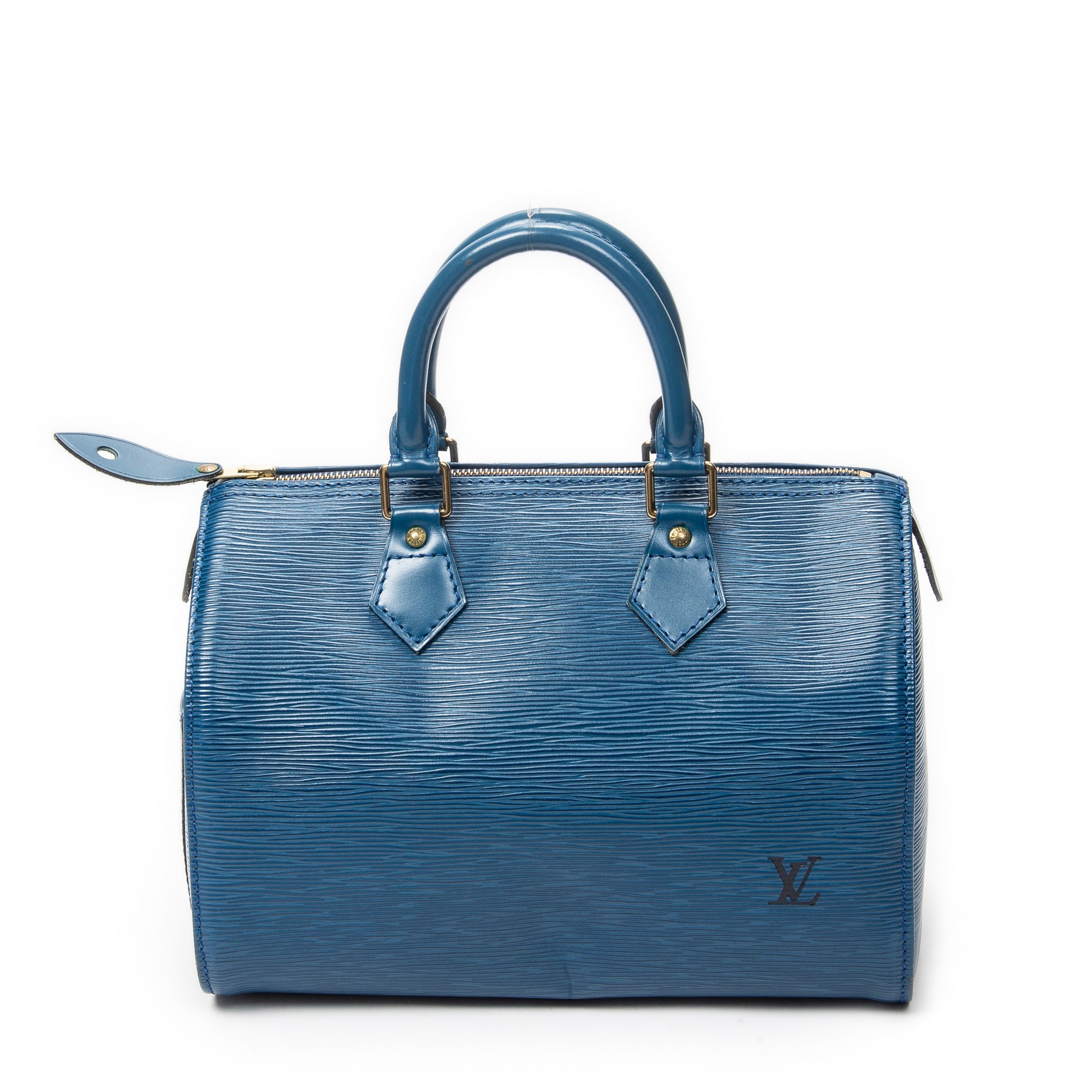 Handbag Speedy 25 Blue Epi