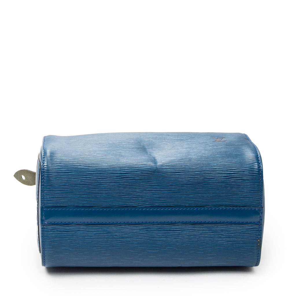 Handbag Speedy 25 Blue Epi
