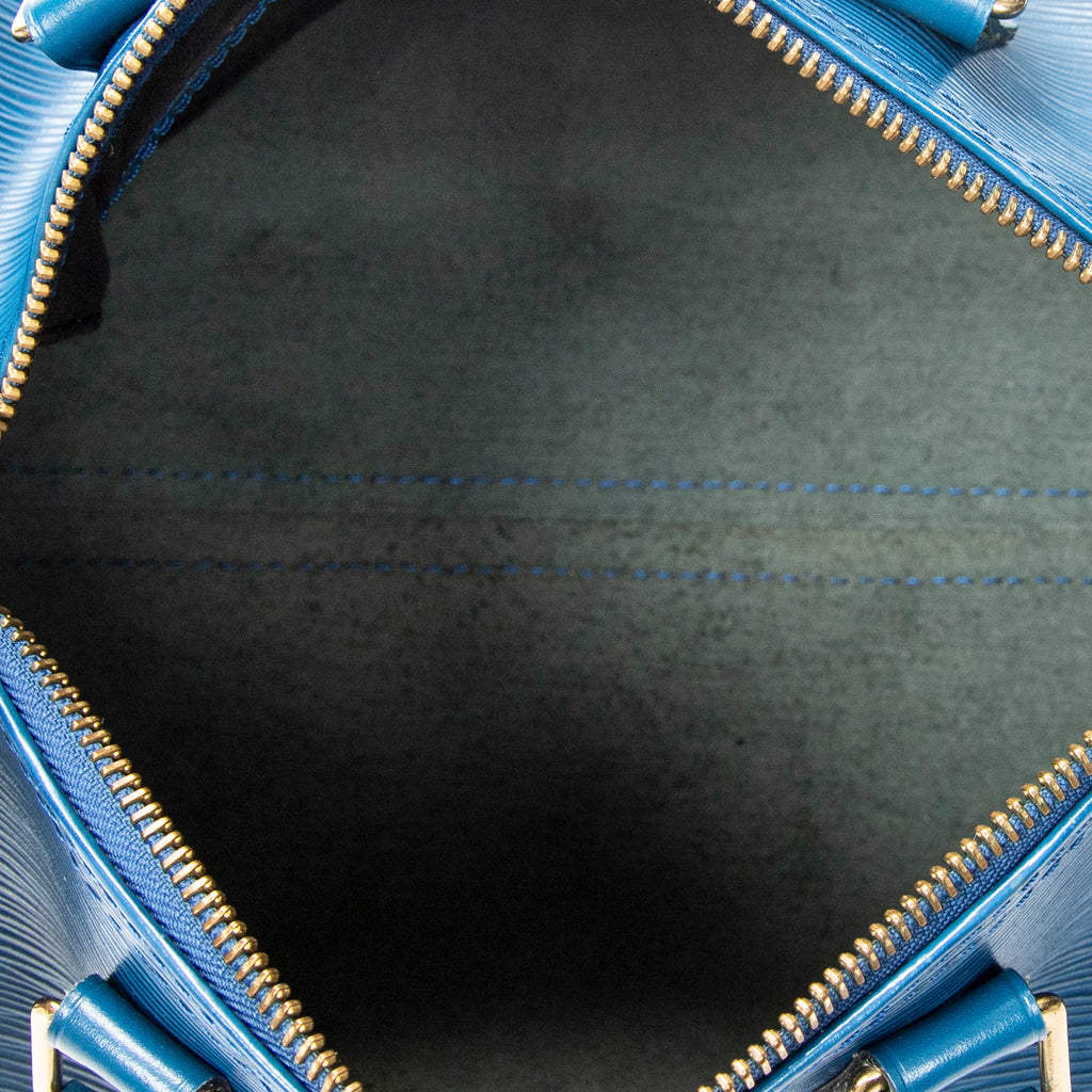 Handbag Speedy 25 Blue Epi