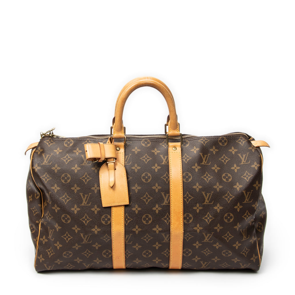 Travel Bag Keepall 45 Brown Monogram Canvas