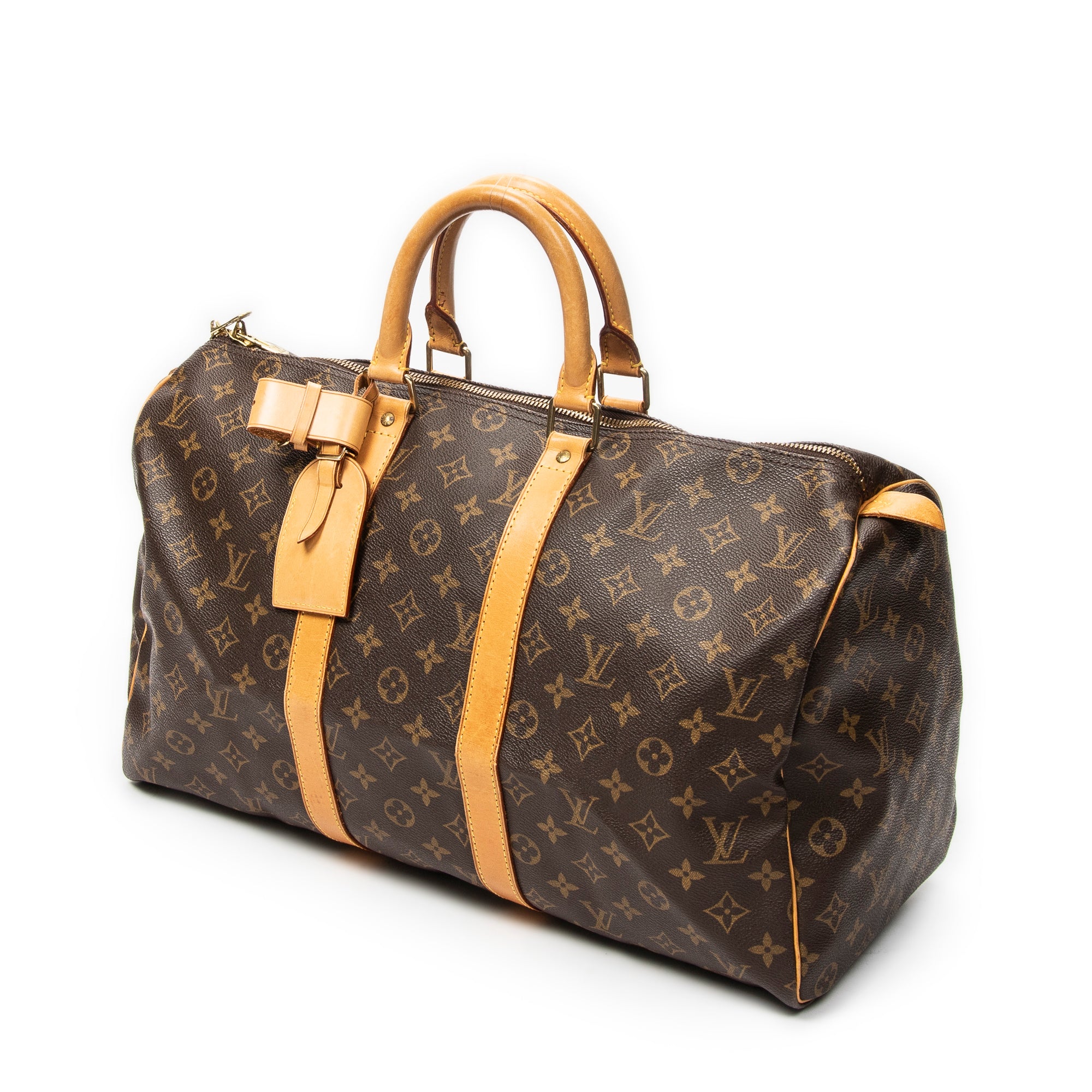 Travel Bag Keepall 45 Brown Monogram Canvas