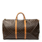 Travel Bag Keepall 60 Brown Monogram Canvas