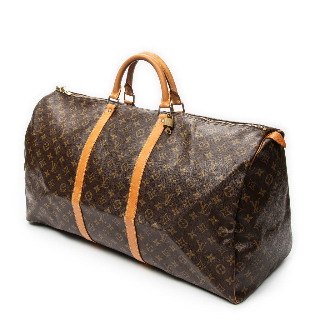 Travel Bag Keepall 60 Brown Monogram Canvas