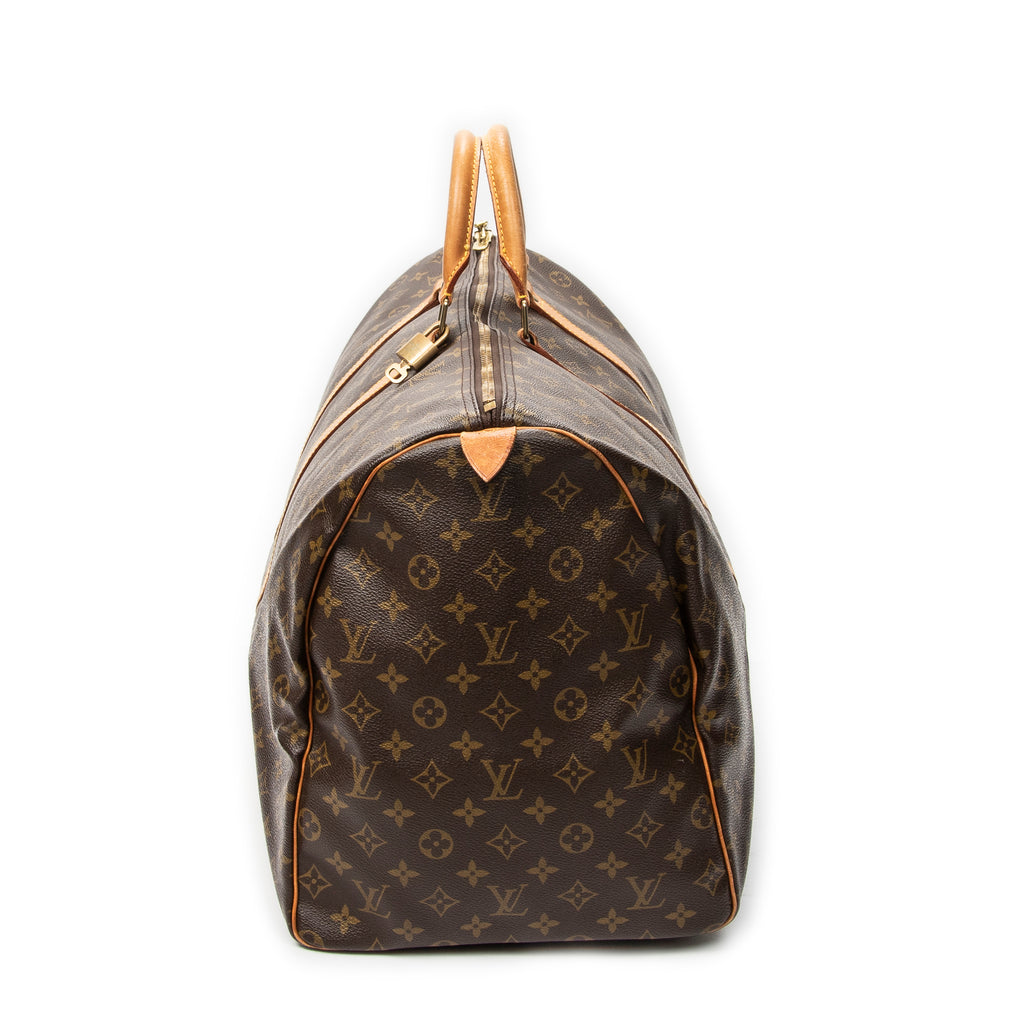 Travel Bag Keepall 60 Brown Monogram Canvas