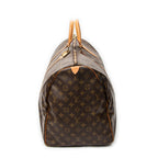 Travel Bag Keepall 60 Brown Monogram Canvas