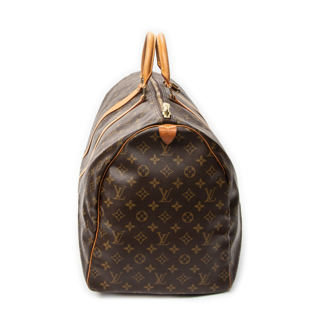 Travel Bag Keepall 60 Brown Monogram Canvas