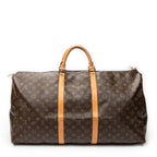 Travel Bag Keepall 60 Brown Monogram Canvas