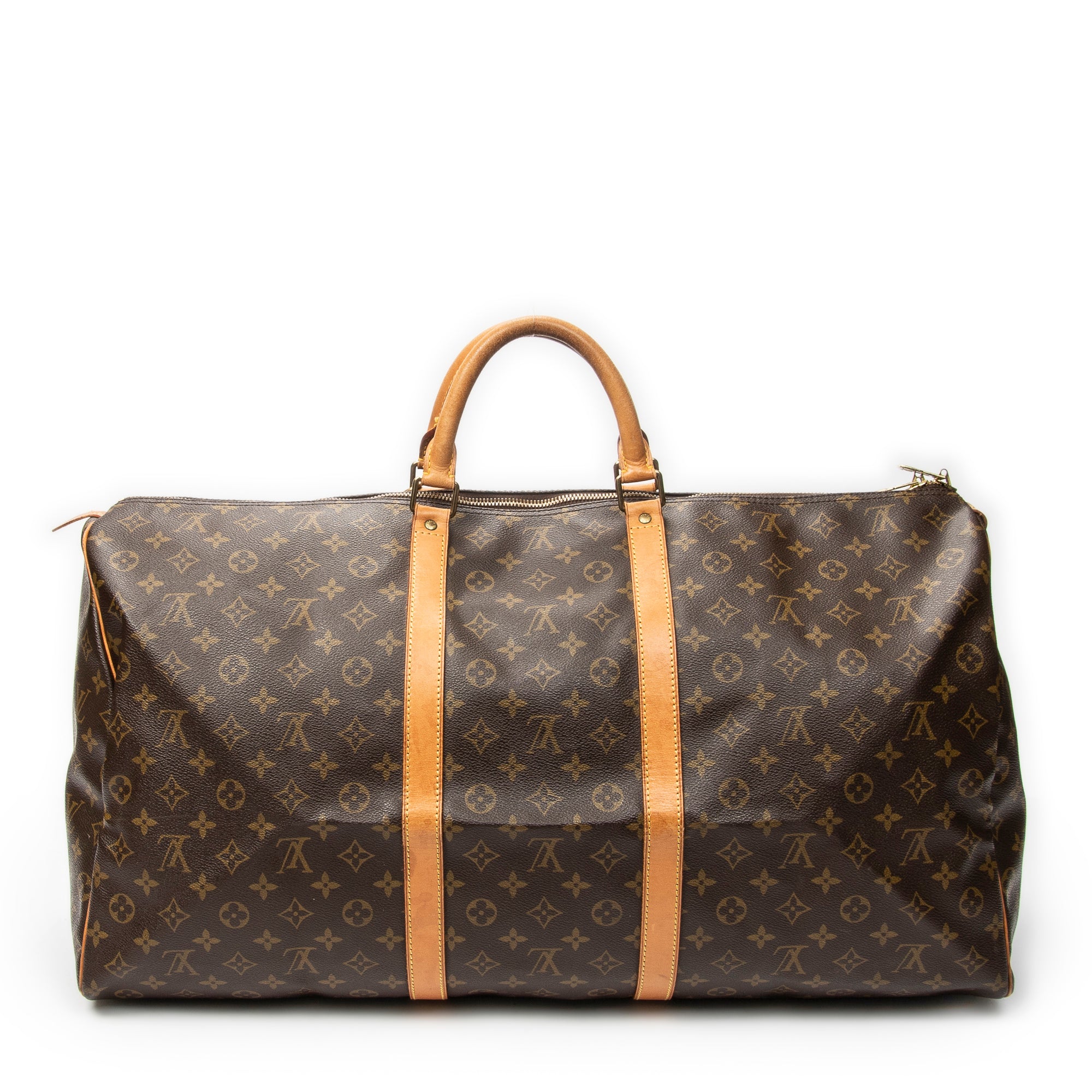 Travel Bag Keepall 60 Brown Monogram Canvas