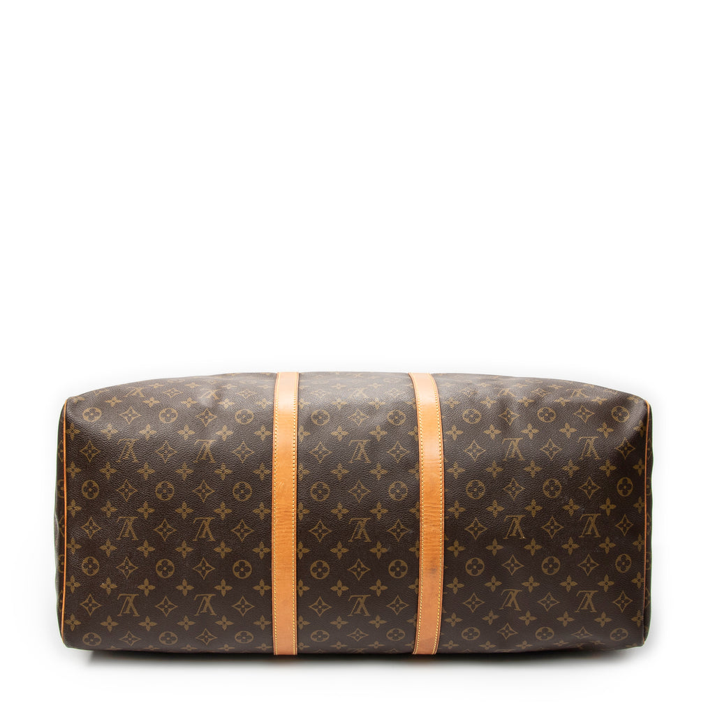 Travel Bag Keepall 60 Brown Monogram Canvas