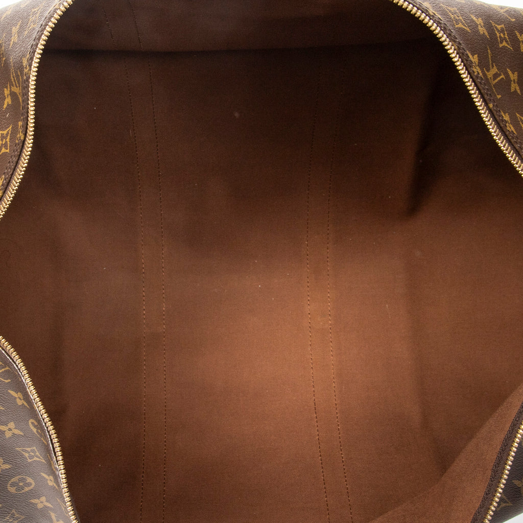 Travel Bag Keepall 60 Brown Monogram Canvas