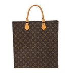 Handbag Sac Plat Brown Monogram Canvas