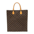 Handbag Sac Plat Brown Monogram Canvas