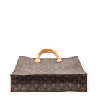 Handbag Sac Plat Brown Monogram Canvas