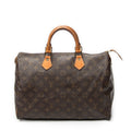 Handbag Speedy 35 Brown Monogram Canvas