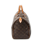 Handbag Speedy 35 Brown Monogram Canvas