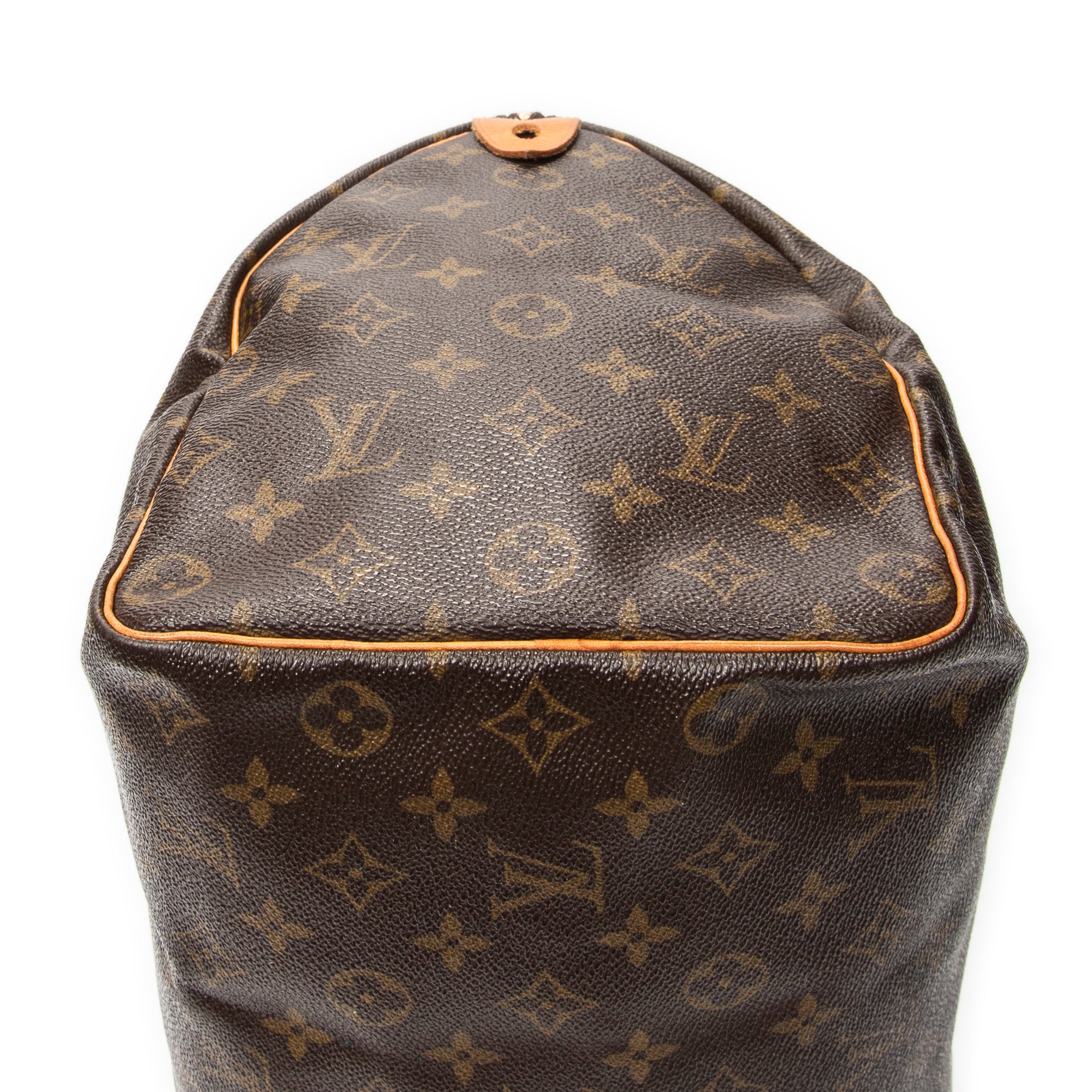 Handbag Speedy 35 Brown Monogram Canvas