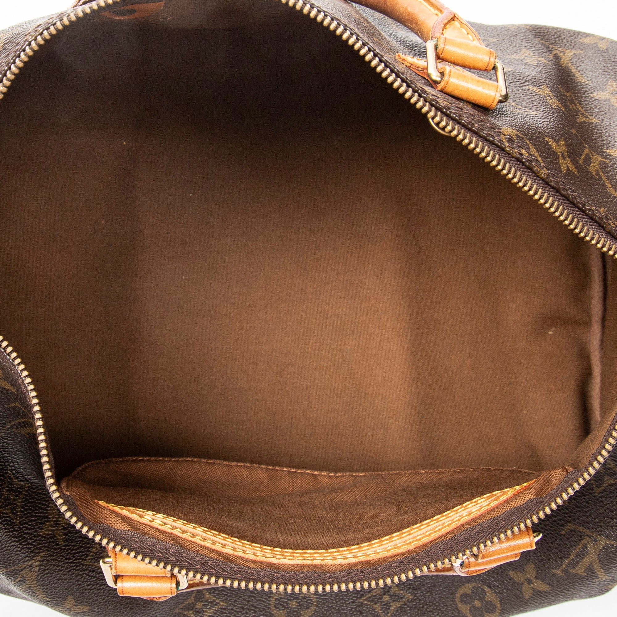 Handbag Speedy 35 Brown Monogram Canvas