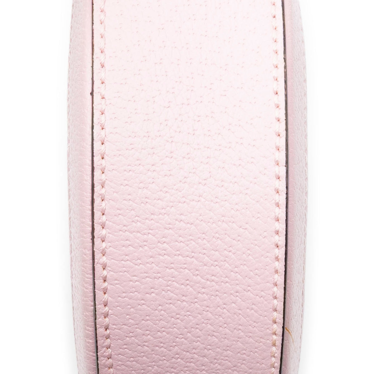 Shoulder Bag Mini GG Round Crossbody Pink Grained Leather
