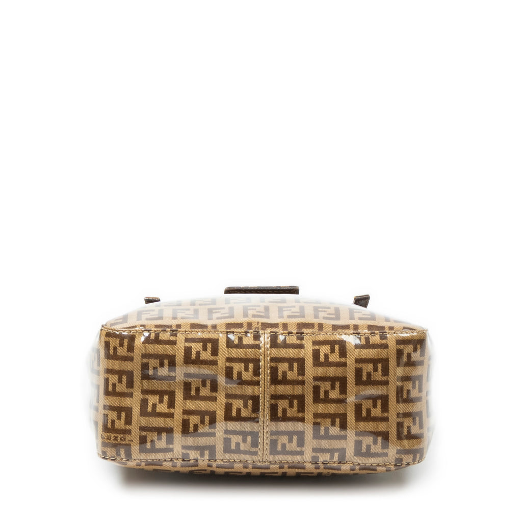 Handbag Mini Tote Brown Zucchino Coated Canvas