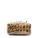 Handbag Mini Tote Brown Zucchino Coated Canvas