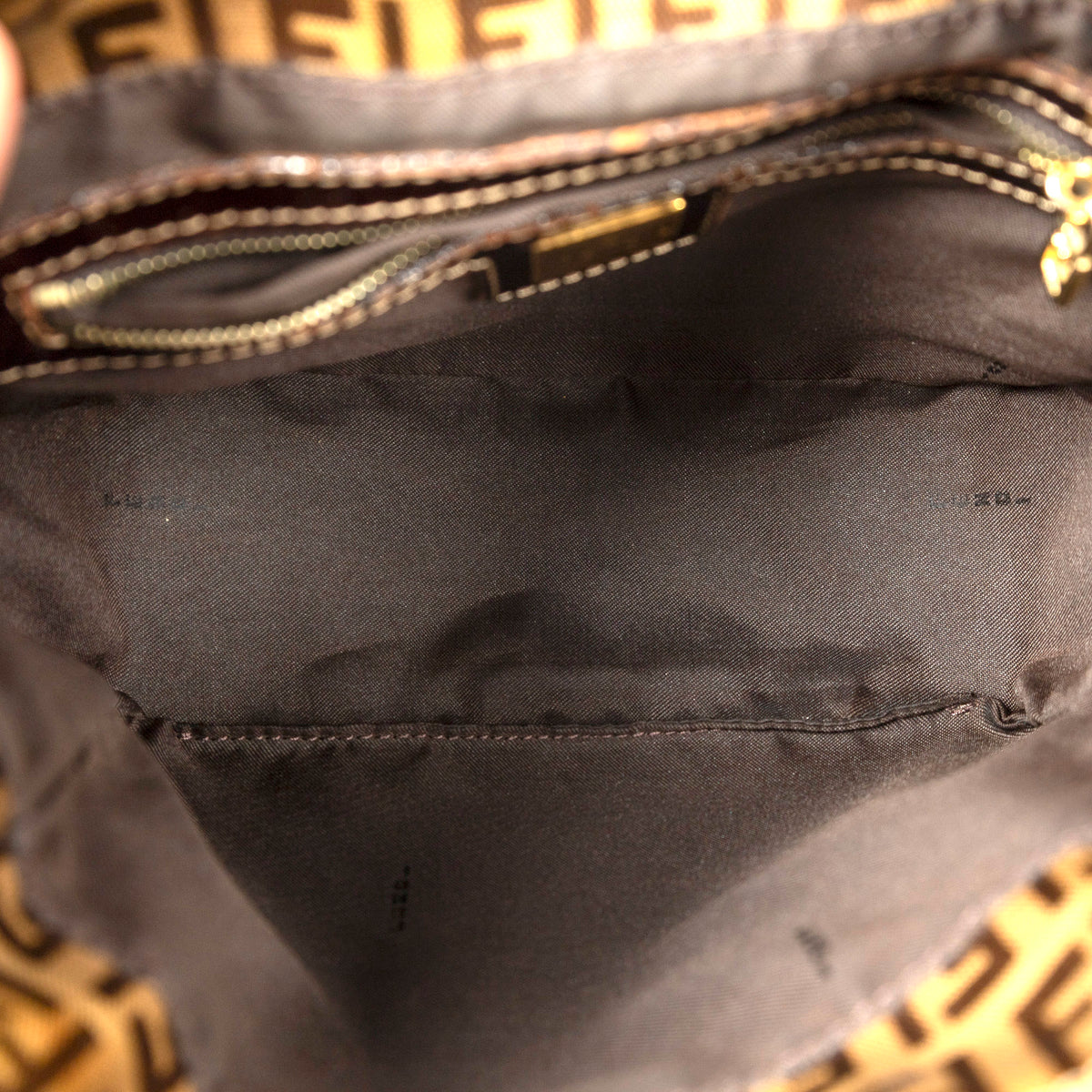Handbag Mini Tote Brown Zucchino Coated Canvas