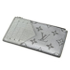 Wallet Coin Card Holder Silver Monogram Taigarama