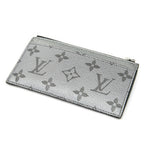 Wallet Coin Card Holder Silver Monogram Taigarama