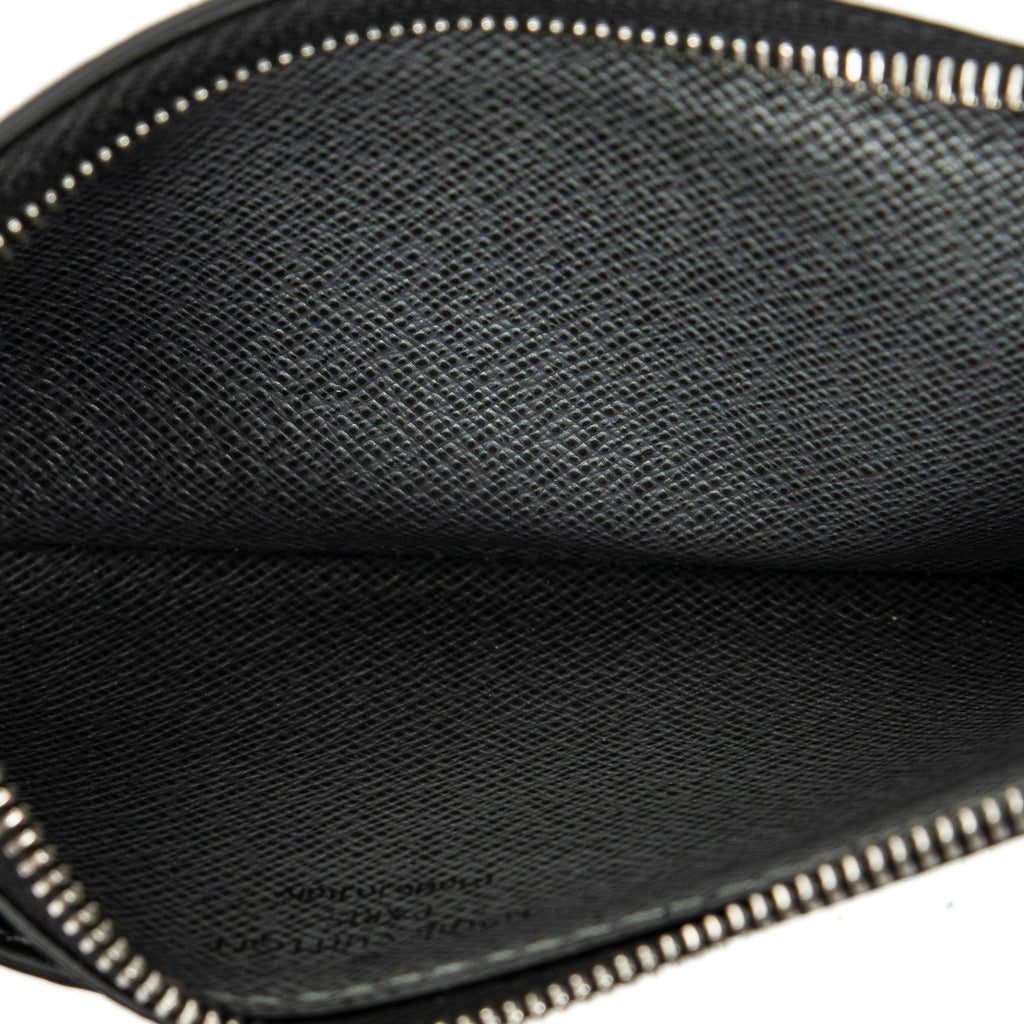 Wallet Coin Card Holder Silver Monogram Taigarama