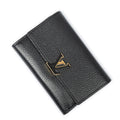 Wallet Capucines Black Taurillon Leather