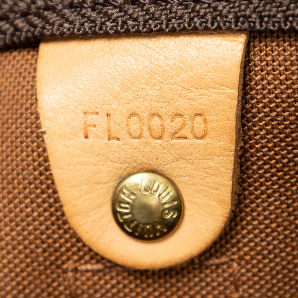 Travel Bag Keepall 55 Brown Monogram Canvas