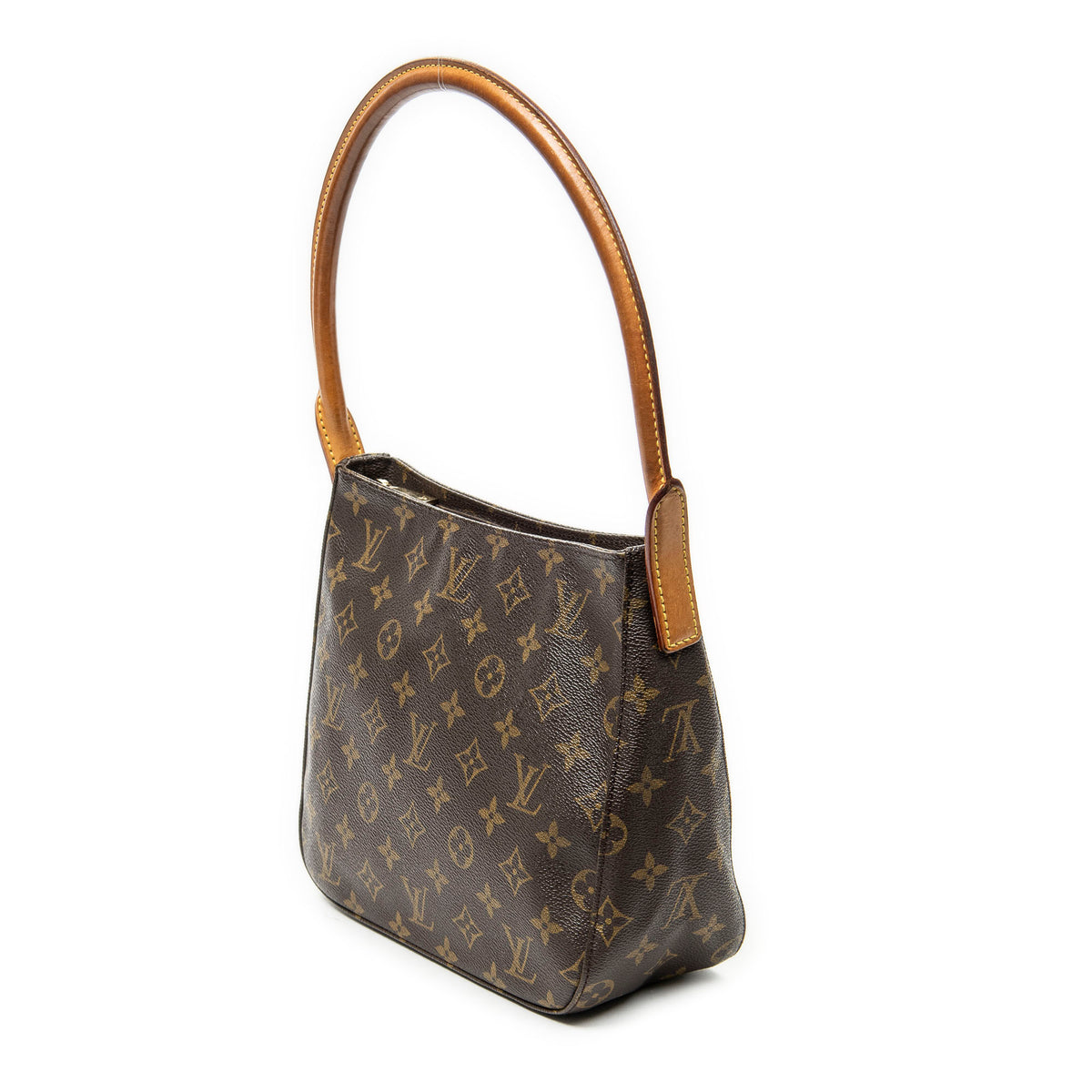 Shoulder Bag Looping MM Brown Monogram Canvas