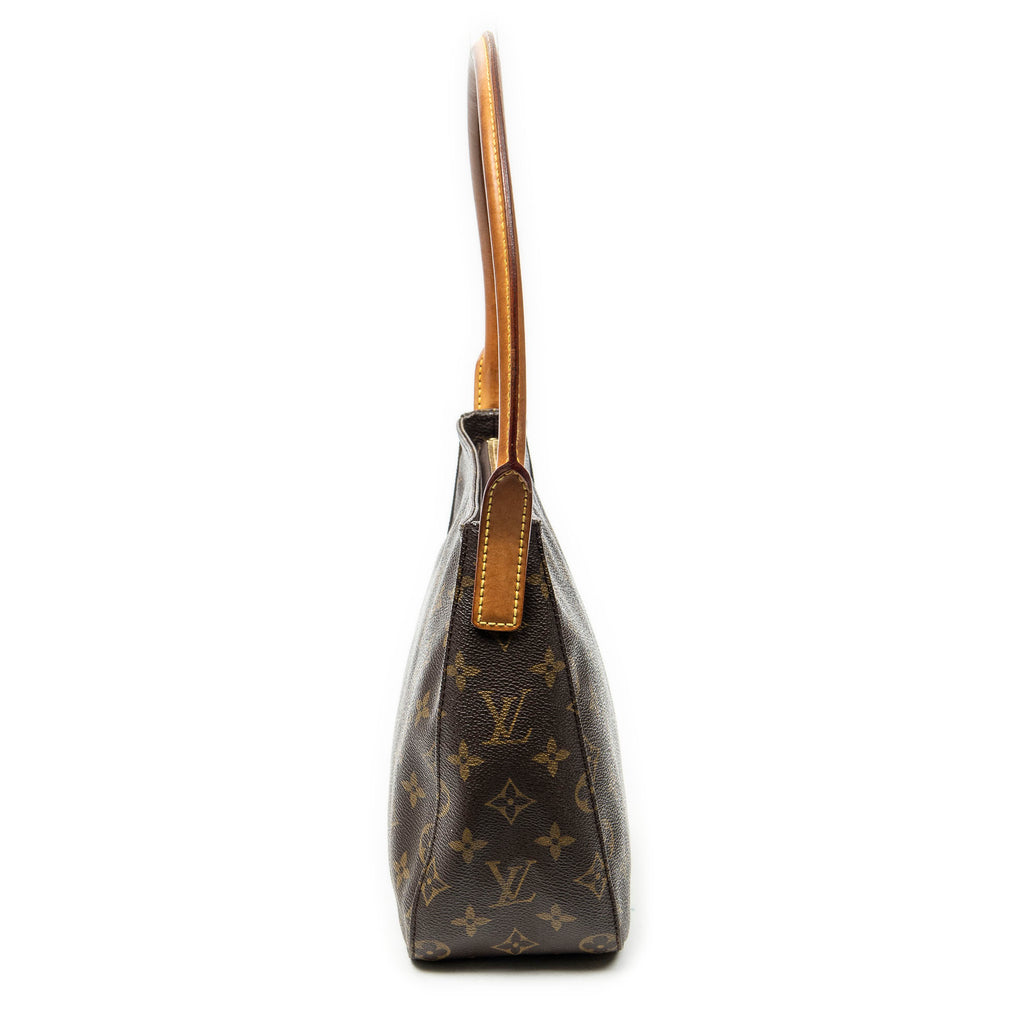 Shoulder Bag Looping MM Brown Monogram Canvas
