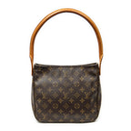 Shoulder Bag Looping MM Brown Monogram Canvas