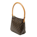 Shoulder Bag Looping MM Brown Monogram Canvas