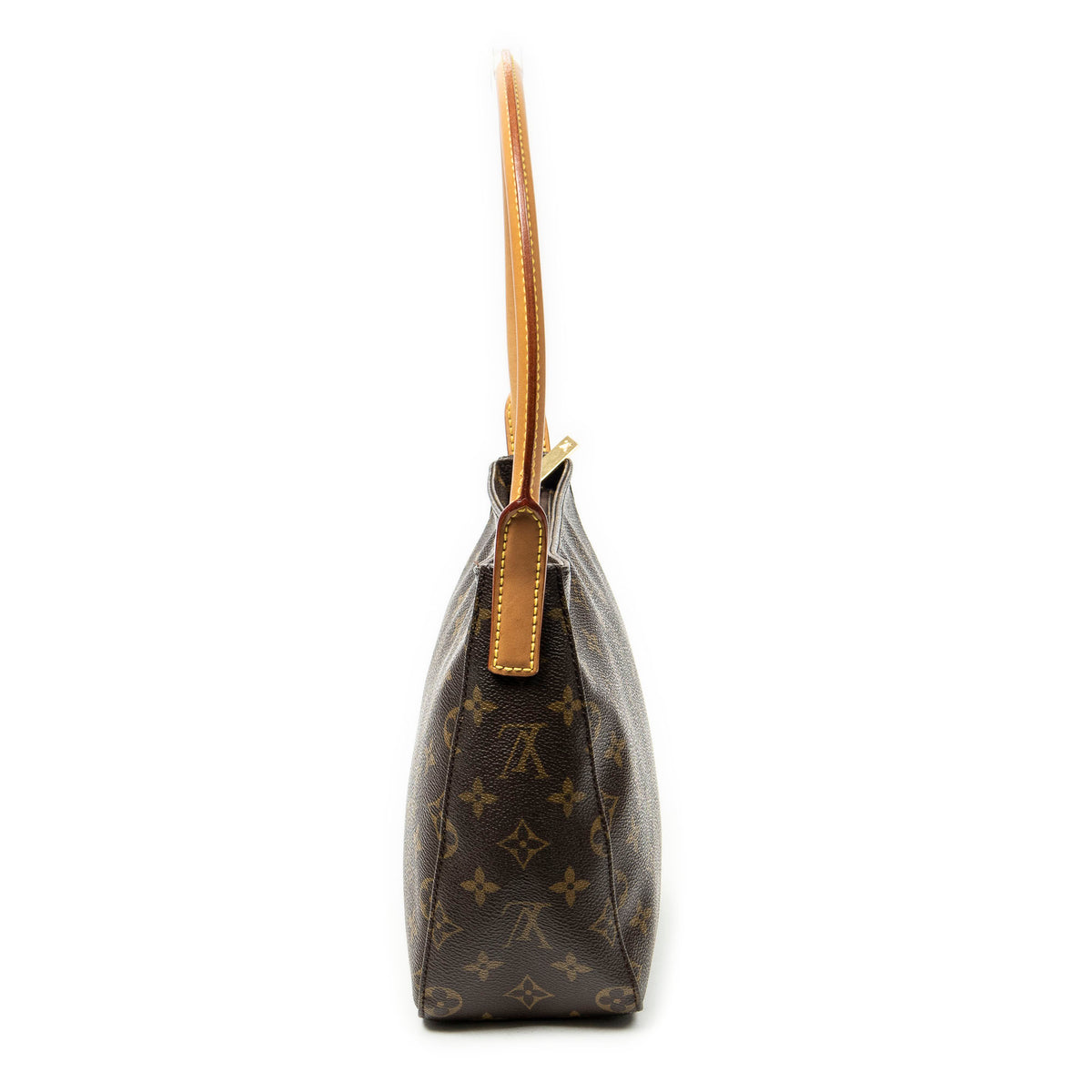 Shoulder Bag Looping MM Brown Monogram Canvas