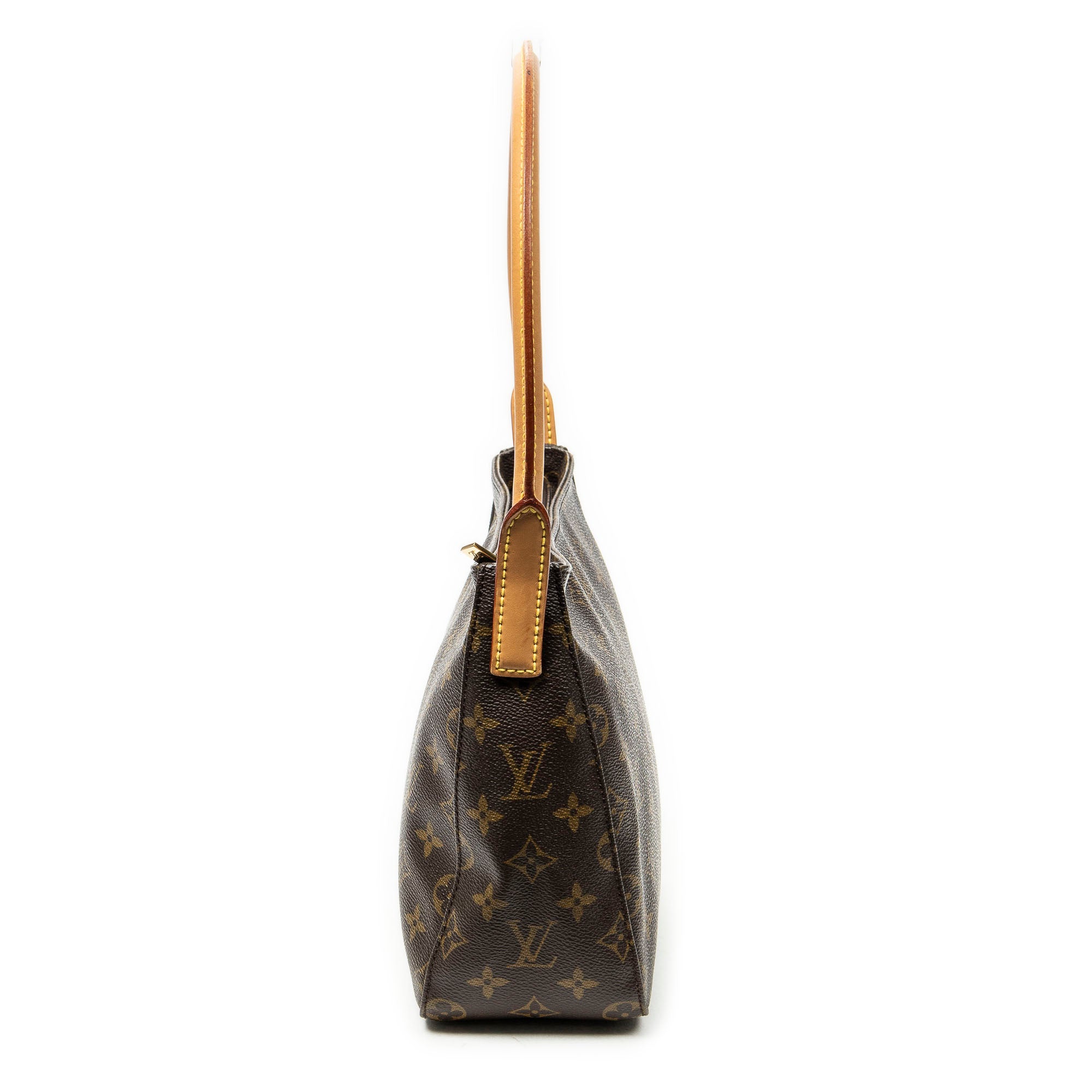 Shoulder Bag Looping MM Brown Monogram Canvas