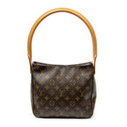 Shoulder Bag Looping MM Brown Monogram Canvas