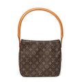 Shoulder Bag Looping MM Brown Monogram Canvas