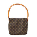 Shoulder Bag Looping MM Brown Monogram Canvas