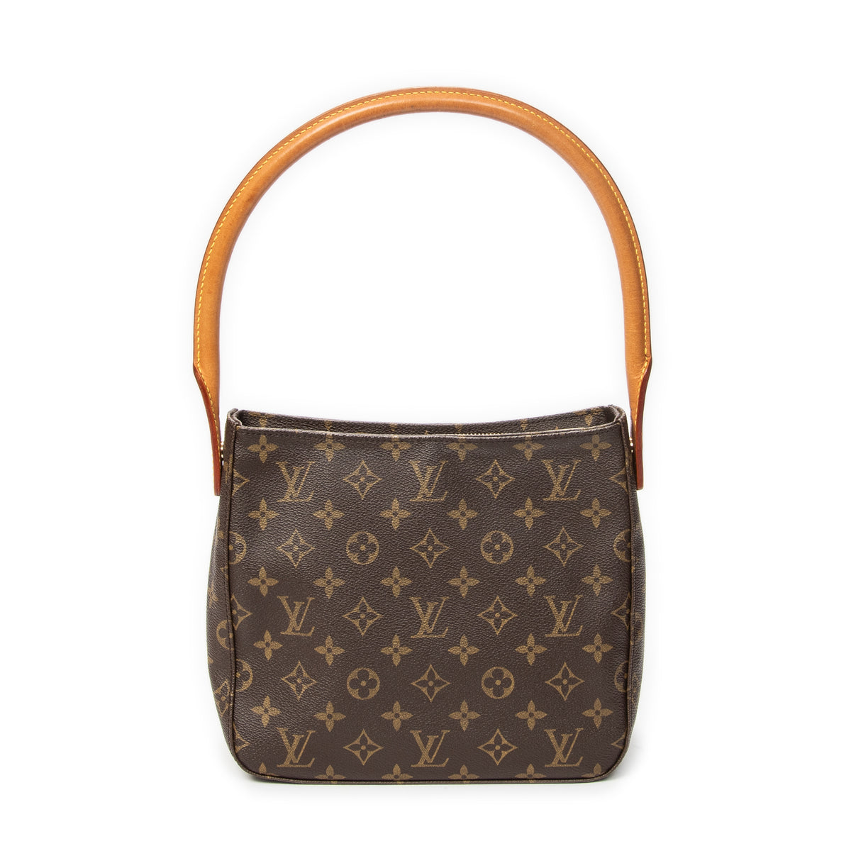 Shoulder Bag Looping MM Brown Monogram Canvas