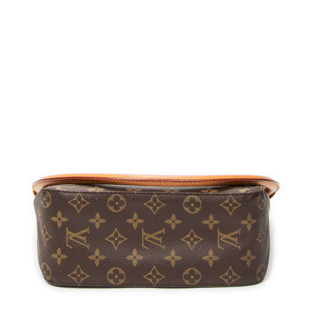 Shoulder Bag Looping MM Brown Monogram Canvas