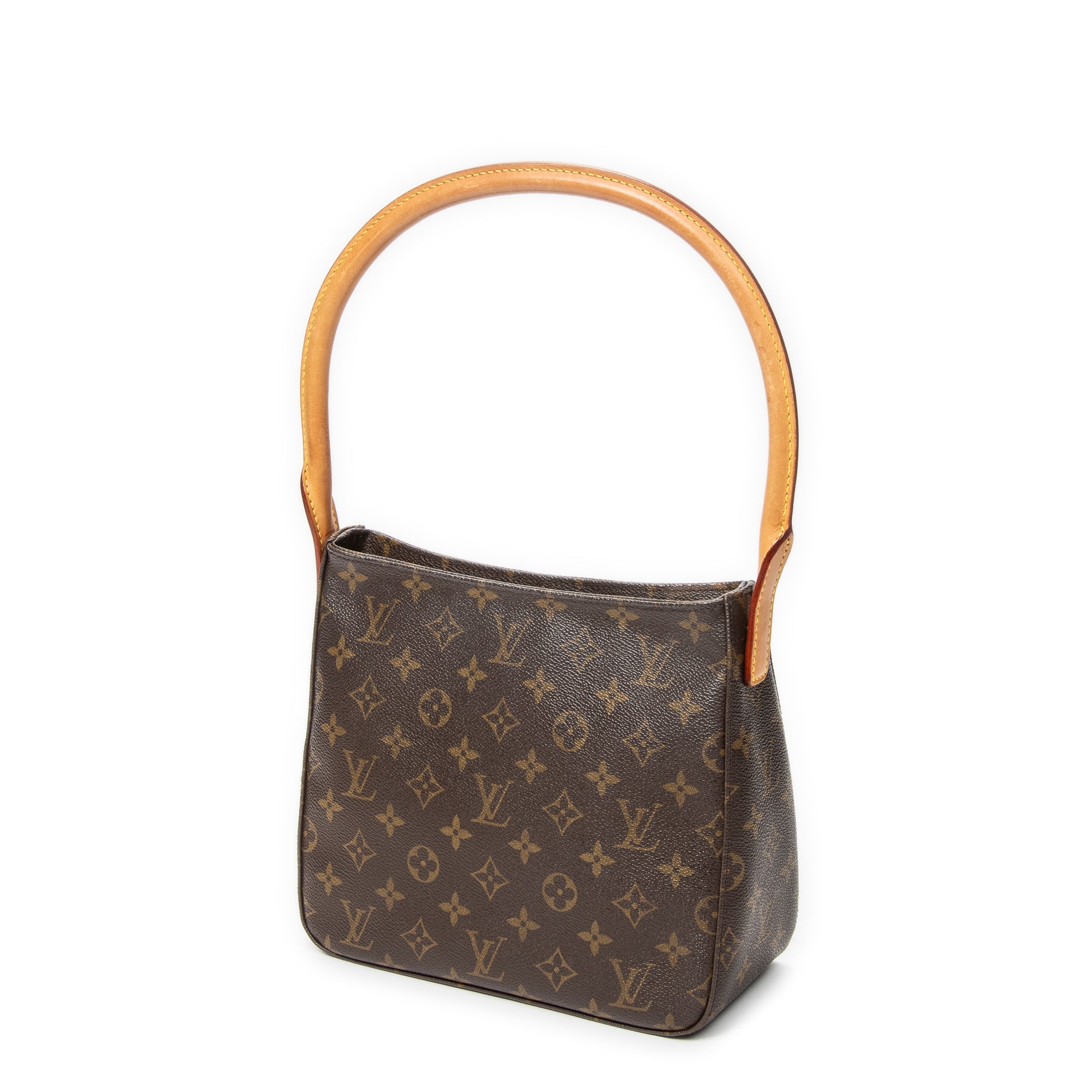 Shoulder Bag Looping MM Brown Monogram Canvas