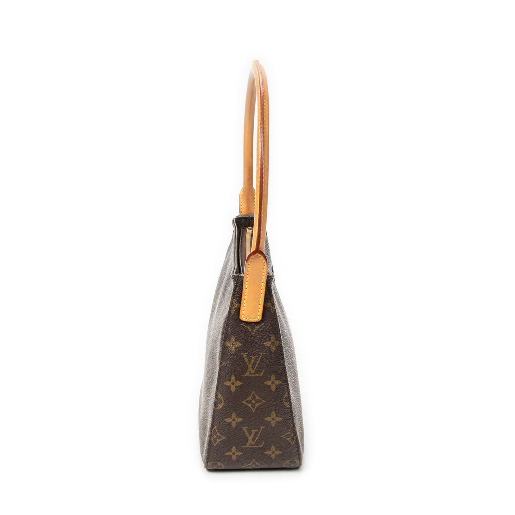 Shoulder Bag Looping MM Brown Monogram Canvas